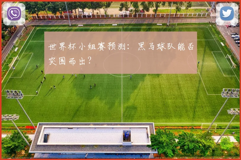 世界杯小组赛预测:黑马球队能否突围而出?